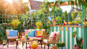 B&M’s space-saving egg chair is ideal for small gardens