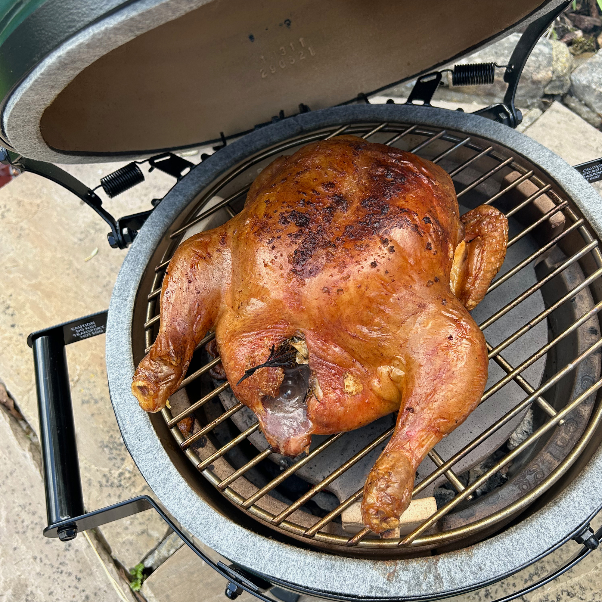 Testing of the Big Green Egg at home 