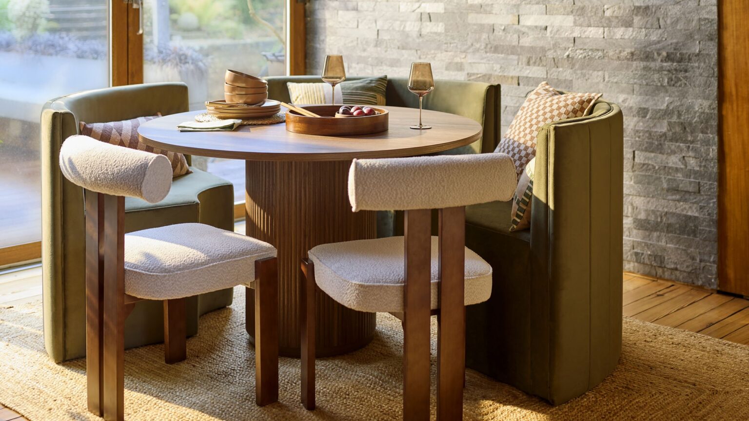 Very’s space-saving dining table is perfect for small kitchens