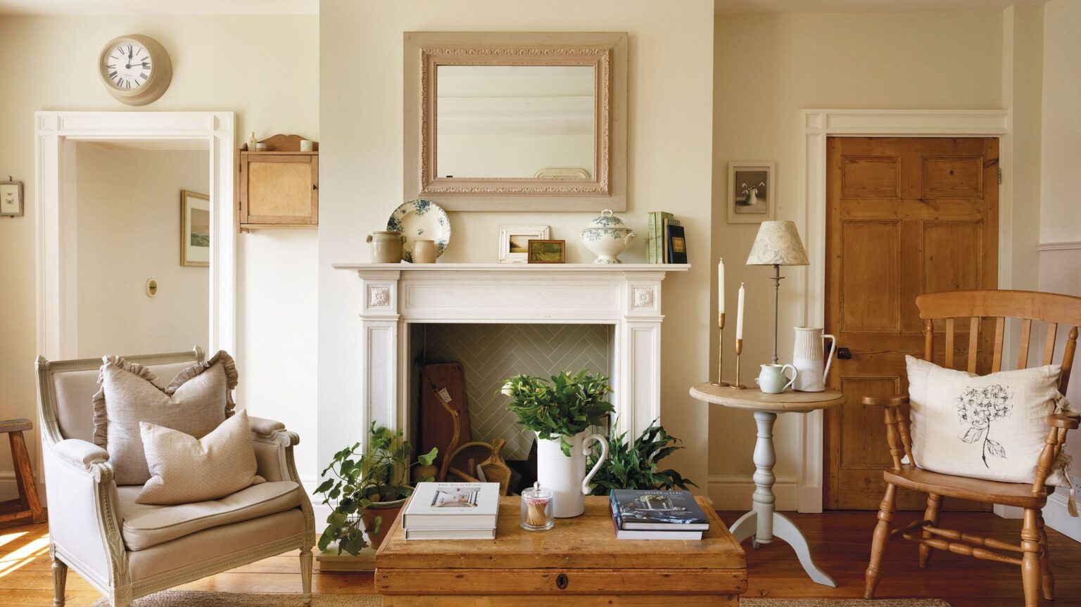 An interior designer breathed new life into this Grade II-listed Georgian farmhouse