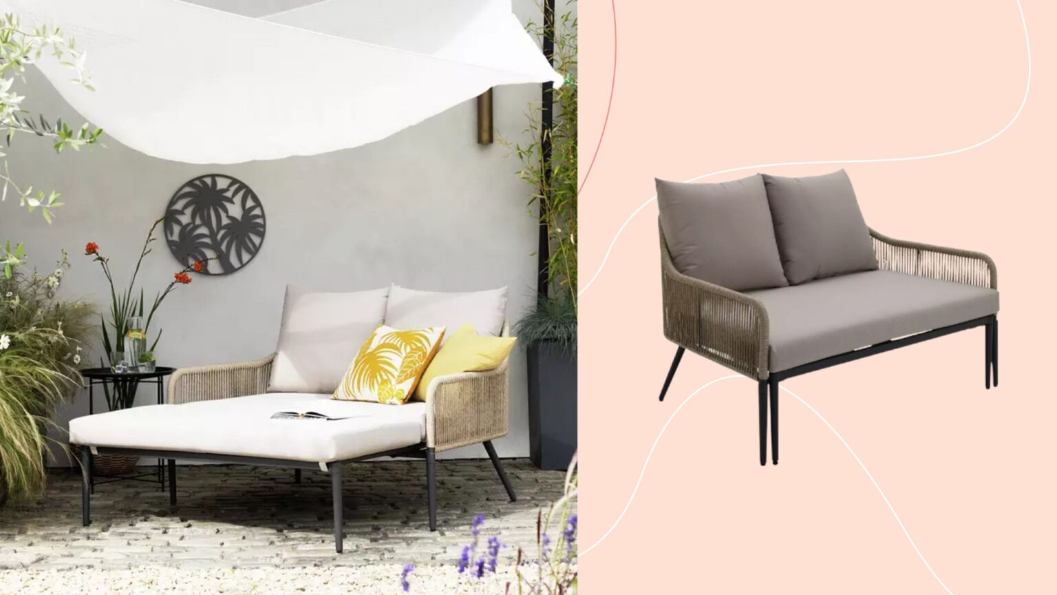 The Habitat Malta outdoor day bed is a hit with shoppers