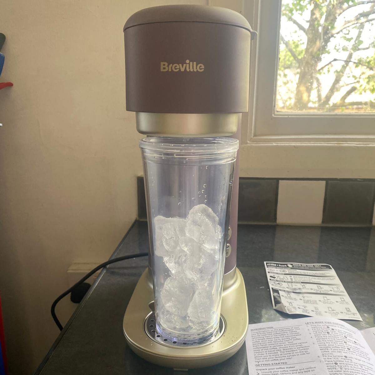 Testing the Breville Iced+Hot machine
