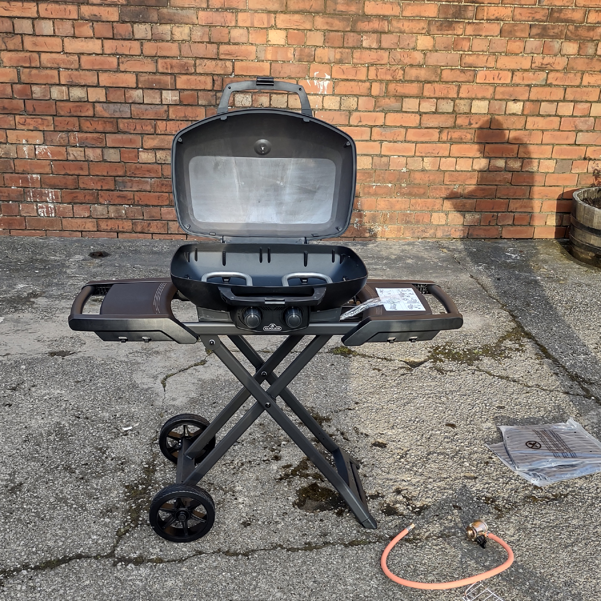 The Napoleon TravellerQ being tested at home