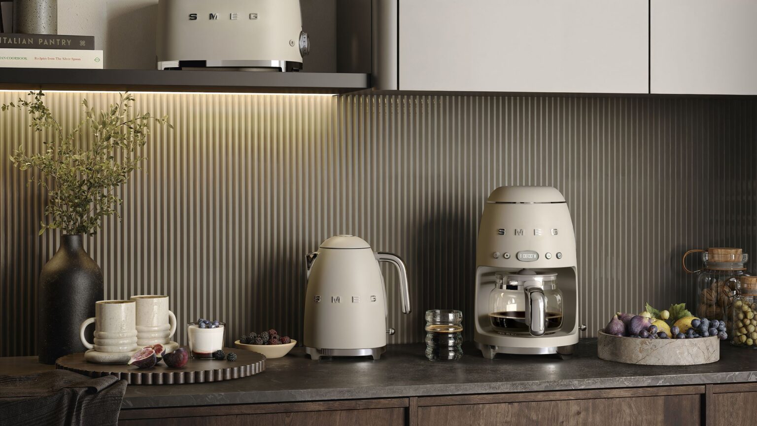 Smeg’s sleek Moonlight collection sums up minimalist style