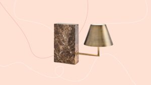 Next’s rechargeable shelf lamp is back in stock
