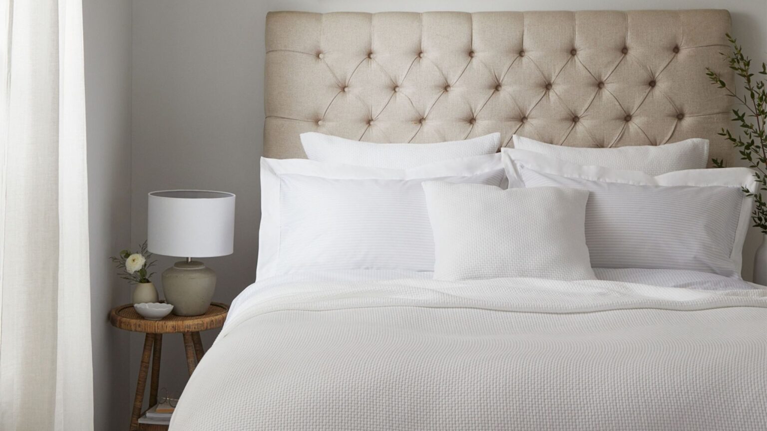 The White Company has slashed the price of its bedding in its end-of-season sale