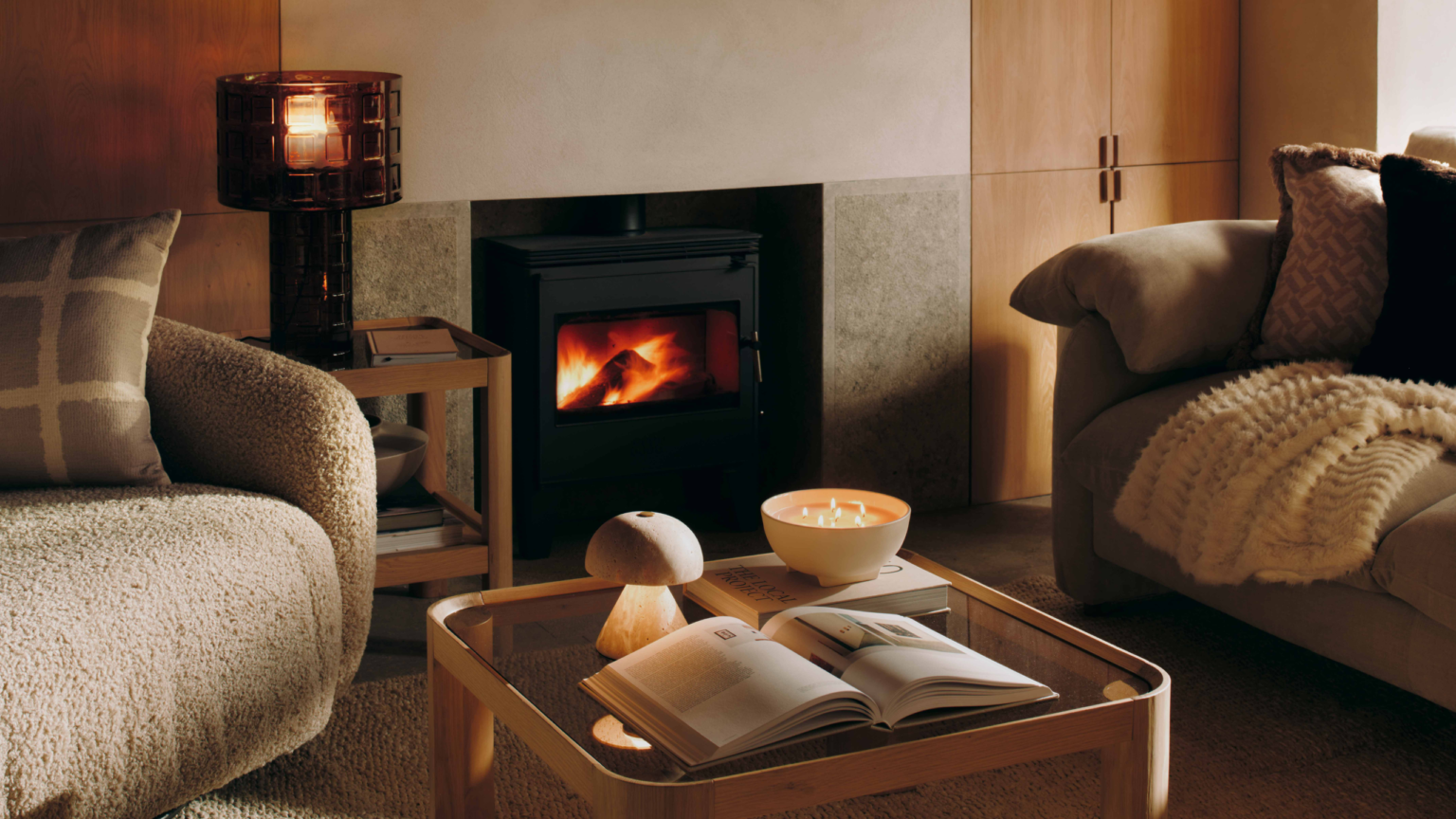 M&S’s new glass table lamp is all you need for cosy nights