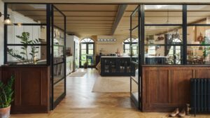 This showstopping kitchen was once an old swimming pool
